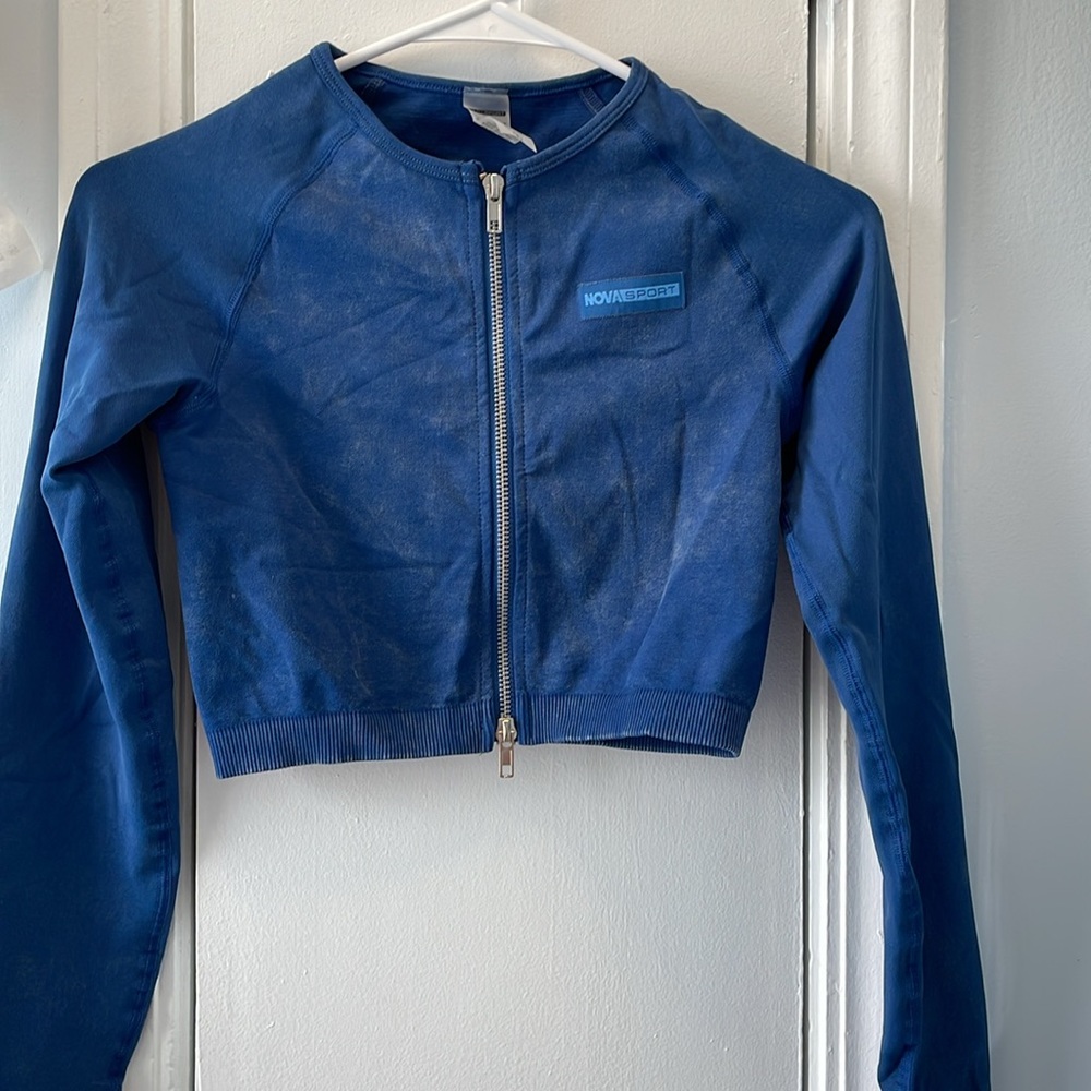 Fashion Nova WORKOUT Crop Jacket NWT